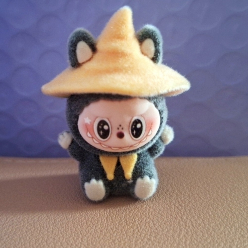Miniature Plush Velvet Figure Sitting (No Offers)